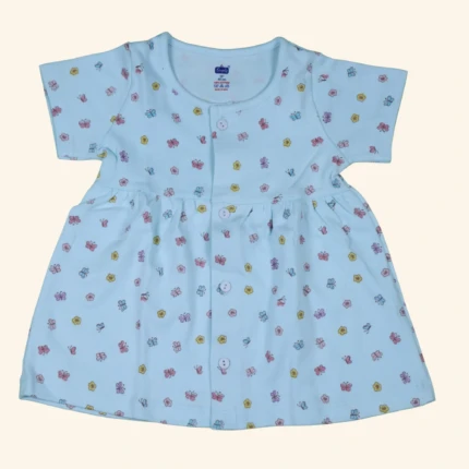baby girls blue 1 piece set (1)