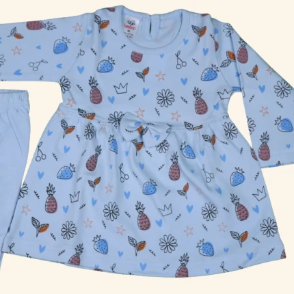 baby girls blue 2 piece set (2)