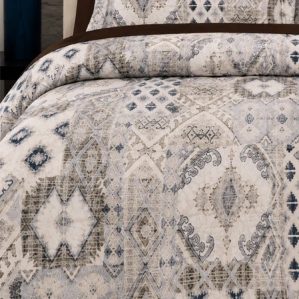 beige cotton kingsize fitted bedsheet (2)