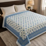 Blue Floral Comforter (1)