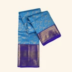 Blue Kanchipuram Pattu Saree (1)