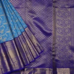 Blue Kanchipuram Pattu Saree (2)