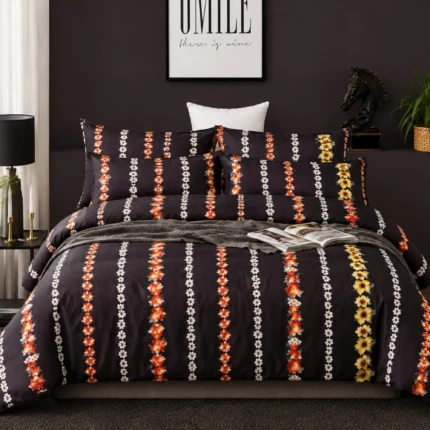 Brown Cotton Double Cot Bedsheet (3)