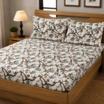 floral cotton king size fitted bedsheet (3)