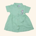 Girls green frock (1)