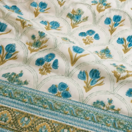 Green Floral Comforter (2)
