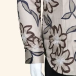LIGHT BROWN FLORAL SHIRT (2)