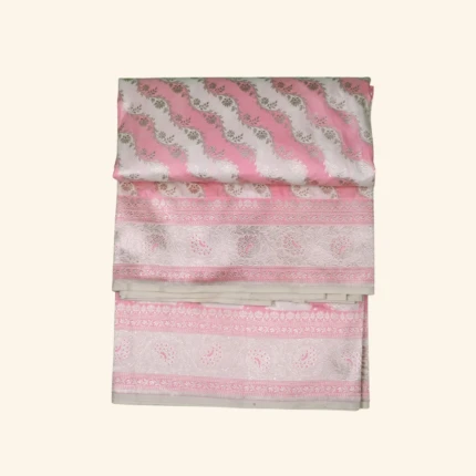 Light Pink Banaras Pattu Saree (1)