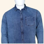MENS BLUE DENIM SHIRT (2)