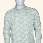 Mens Green Floral Shirt (2)