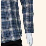 Mens Navy Blue checks Shirt (2)