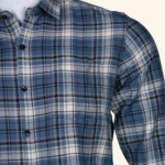 Mens Navy Blue checks Shirt (3)
