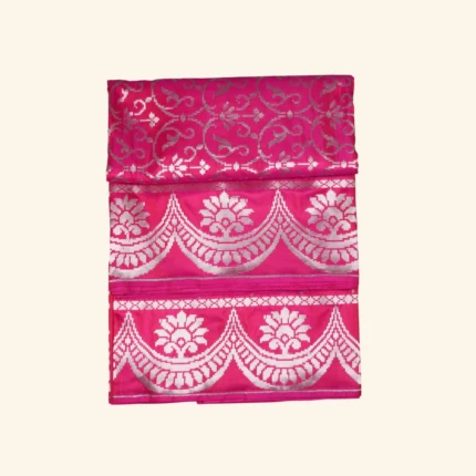 Pink Banaras Pattu Saree (1)