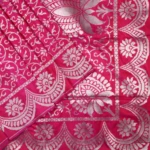Pink Banaras Pattu Saree (2)
