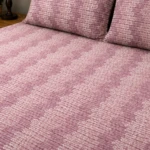 pink cotton kingsize fitted bedsheet (1)