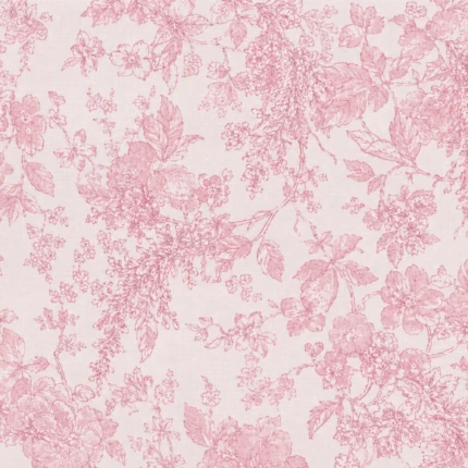 Pink Cotton Single Cot Bedsheet (2)