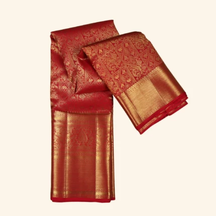 Red Kanchipuram Pattu Saree (1)