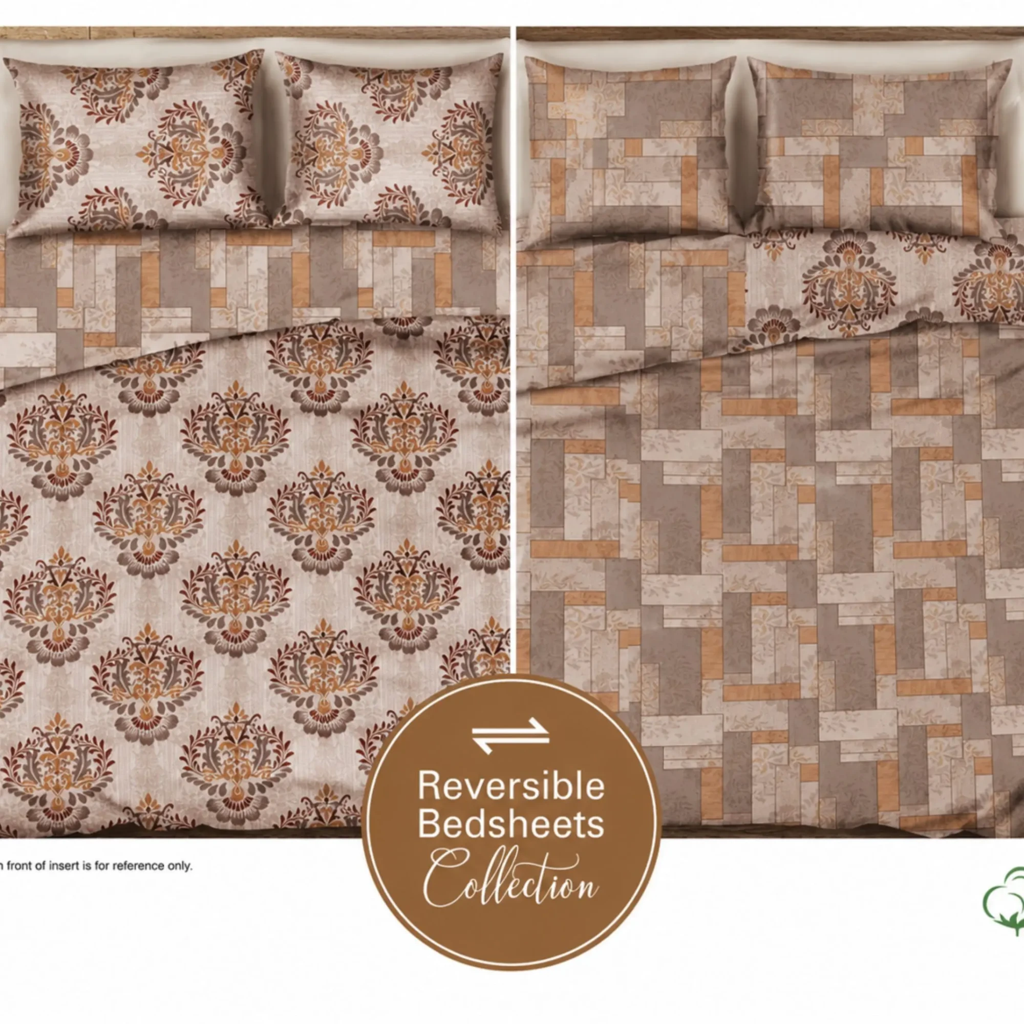 Reversable King size Bedsheet (1) Reversable King size Bedsheet (1)