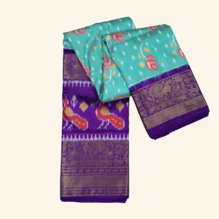 Sea Green Pattu Saree (1)