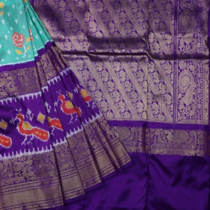 Sea Green Pattu Saree (2)