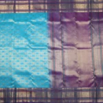 Sky Blue Vintage Kanchipuram Pattu Saree (3)