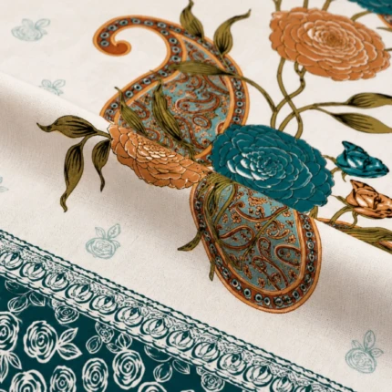 white cotton king size bedsheet (2)