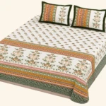 white cotton king size bedsheet (3)