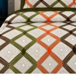 white cotton king size fitted bedsheet (2)