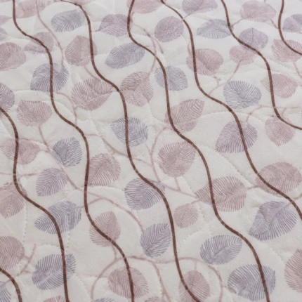 White Leaf Print Cotton Comforter (2)