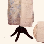 beige mull cotton dress material (3)