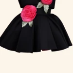 BLACK GIRLS SHORT FROCK (2)