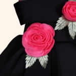 BLACK GIRLS SHORT FROCK (5)