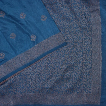 BLUE FANCY SAREE (2)