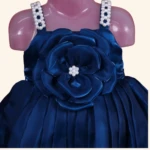 BLUE GIRLS SHORT FROCK (3)