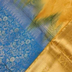 BLUE KAMCHIPURAM SAREE (5)