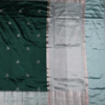 Bottle green fancy saree.. (3)