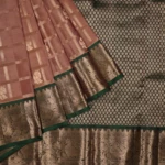 Brown Kanchipuram pattu saree (2)