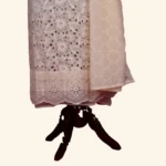cream chiffON DRESS MATERIAL (3)