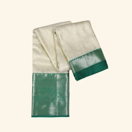 CREAM PATTU SAREE (1)