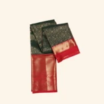 DARK GREEN KANCHIPURAM SAREE (1)