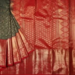 DARK GREEN KANCHIPURAM SAREE (2)