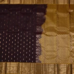 dark wine kanchipuram pattu saree (3)