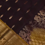 dark wine kanchipuram pattu saree (5)