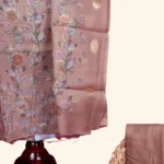 dusty peach muslin dress material (5)