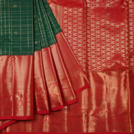 GREEN VINTAGE SAREE (2)