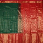 GREEN VINTAGE SAREE (3)