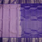 Lavender kanchipuram pattu saree (3)
