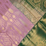 LAVENDER KANCHIPURAM PATTU SAREE. (5)