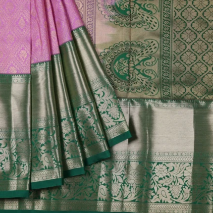 LAVENDER PATTU SAREE (2)