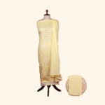 lemon yellow mull cotton dress material (1)